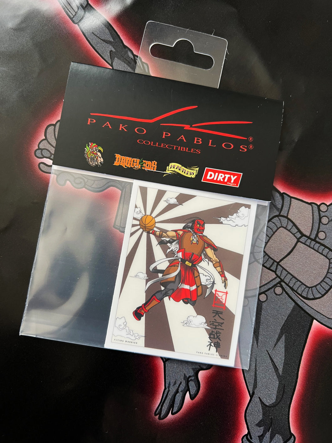 AR Brown Flying Warrior Die Cut Sticker