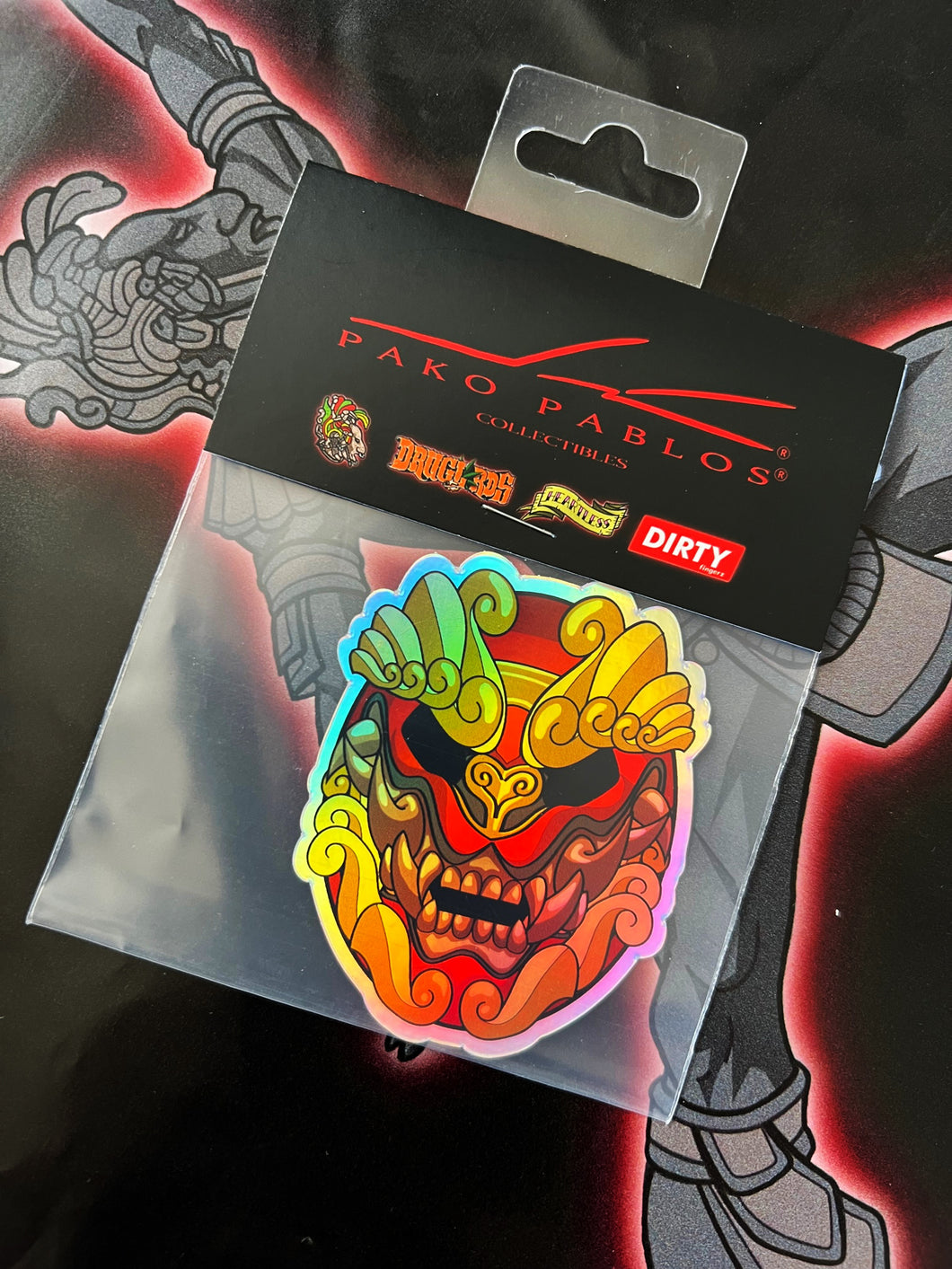 Holographic Flying Warrior Mask
