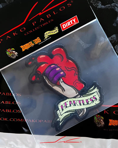 Heartless 3” Woven patch