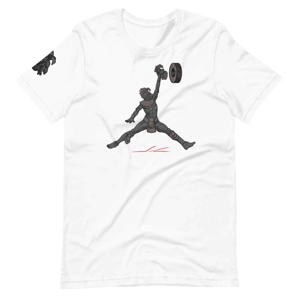 Origins White Blackout Short-Sleeve Unisex T-Shirt