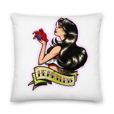 Brunette Heartless Premium Pillow