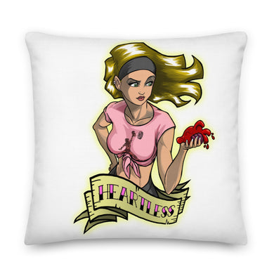 Blonde Heartless Premium Pillow