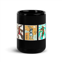 AR Warrior collection Black Glossy Mug