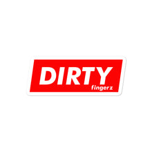 Dirty Fingerz Bubble-free stickers