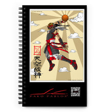 AR Flying Warrior Spiral notebook